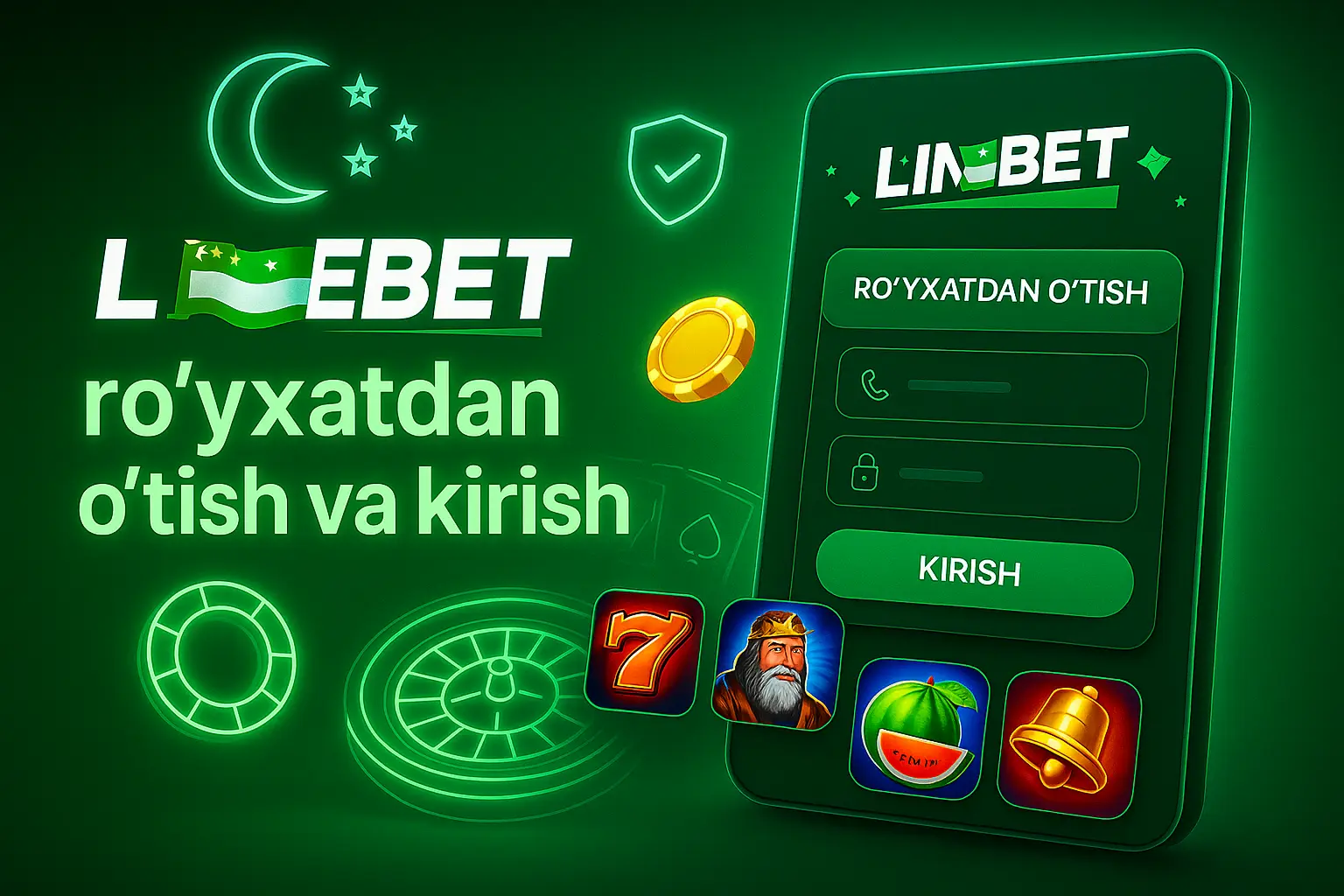LineBet ro'yxatdan o'tish va kirish tartibi
